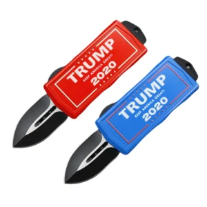 Mini Trump 2020 Money Clip OTF KNIF