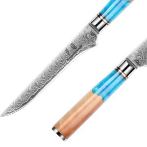 Damascus Fish Fillet Knife